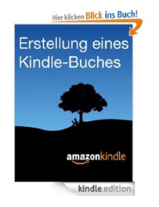 Screenshot: Erstellung eines Kindle-Buches