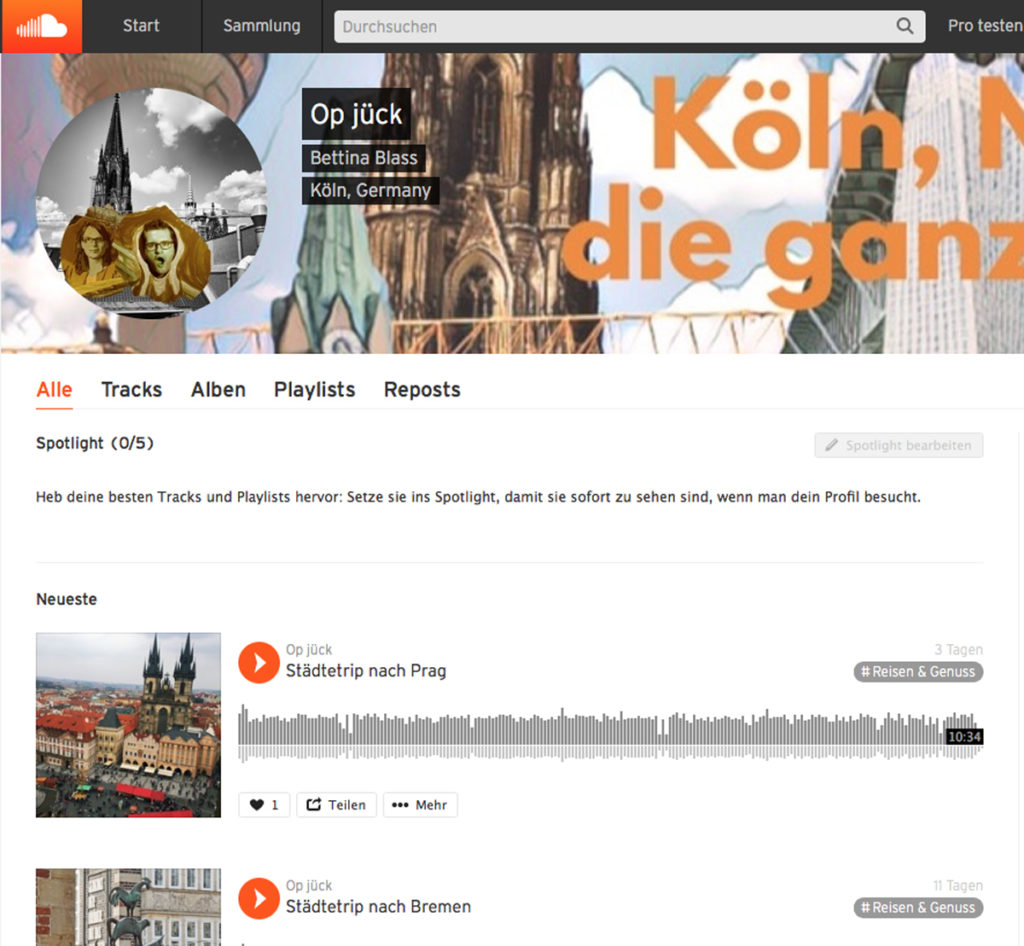 Op jück auf Soundcloud