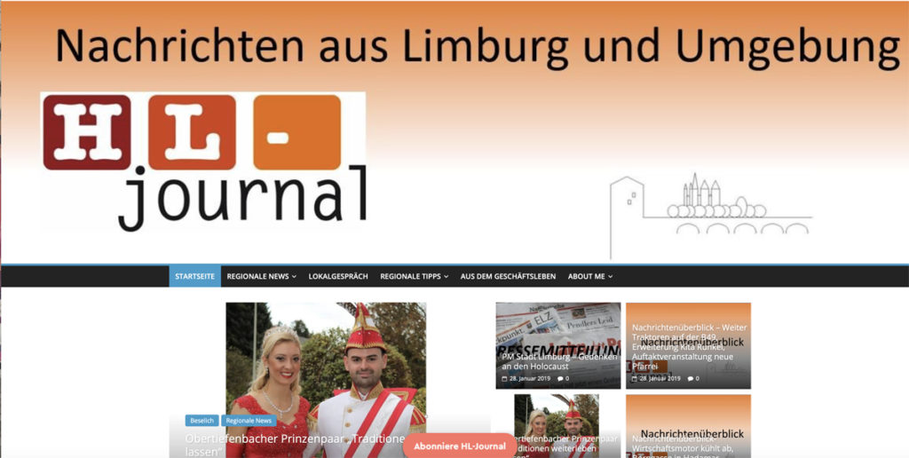 Screenshot HL-journal