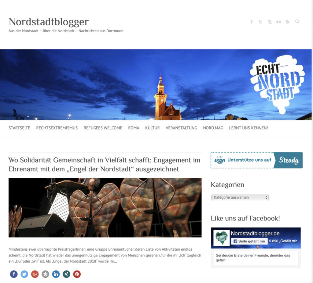 Screenshot Nordstadtblogger