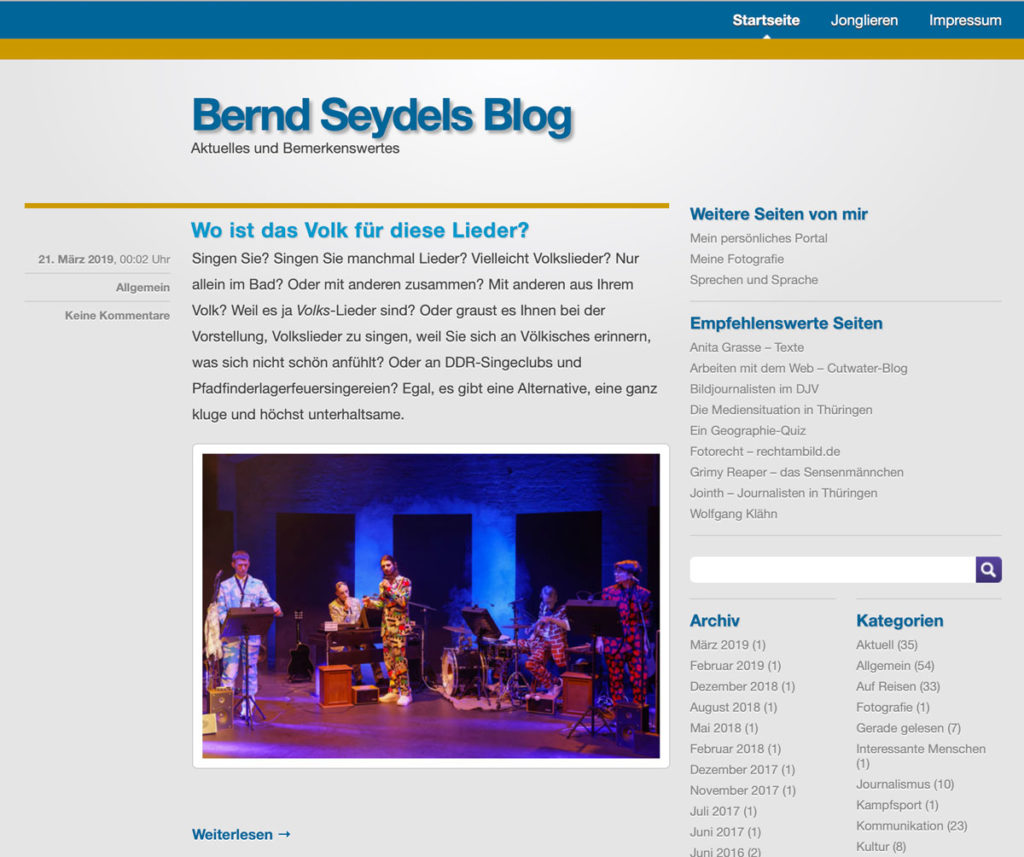 Bernd Seydels Blog
