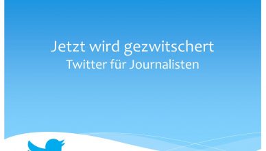 Jetzt wird gezwitschert – das Twitter-Seminar für Journalisten