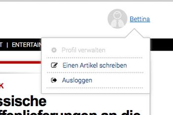 Einen Artikel schreiben