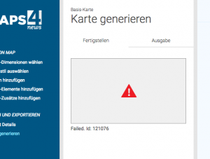 Fehlermeldung