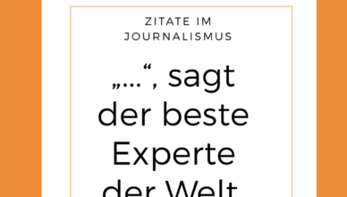 Woher kommen eigentlich die Zitate im Journalismus?