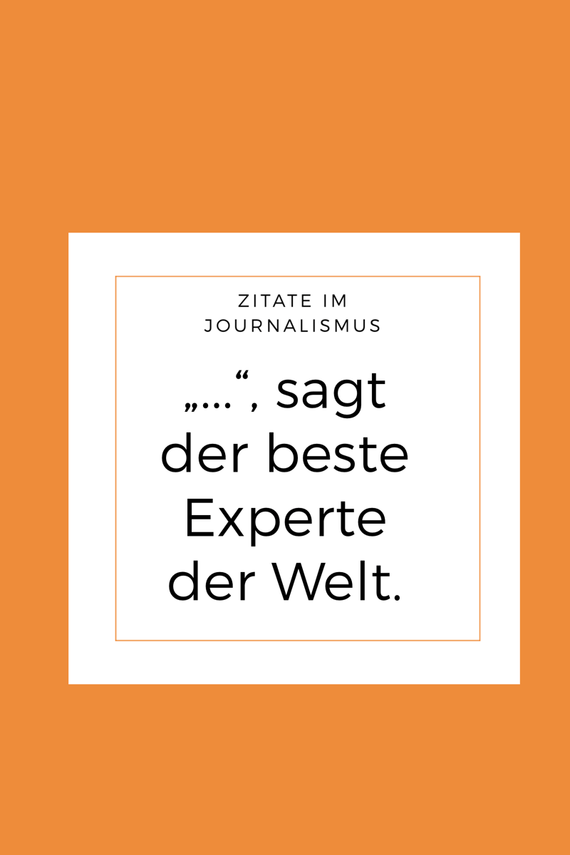 Leserfrage Wo kommen im Journalismus Zitate her Fit für Journalismus