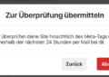 Überprüfung läuft