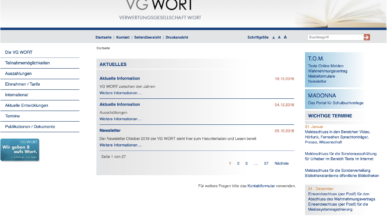 Portal der VG Wort