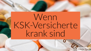 Krankschreibung und Krankengeld bei KSK-Versicherten